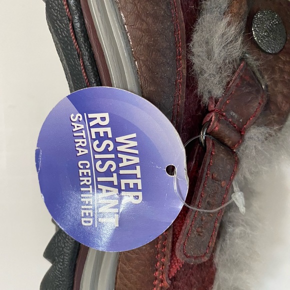 Jambu Iceland Jambu Graham Mule Burgundy women’s size 6 brand new slip on - Picture 4 of 14